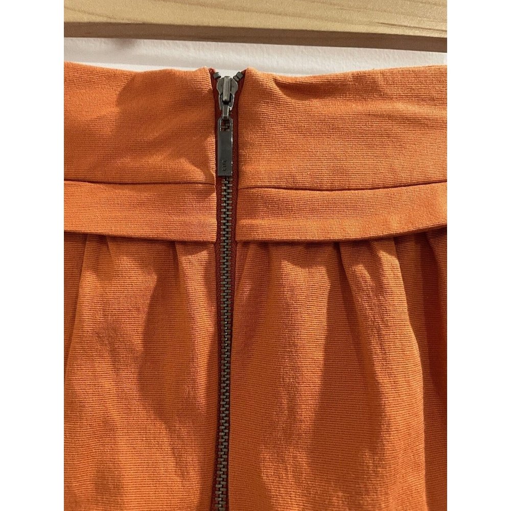 Cue Orange Mini Skirt Size 14 - Picture 4 of 6